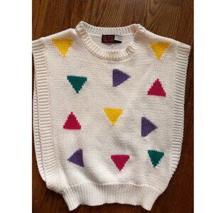 Vintage 80's Style Sweater Vest